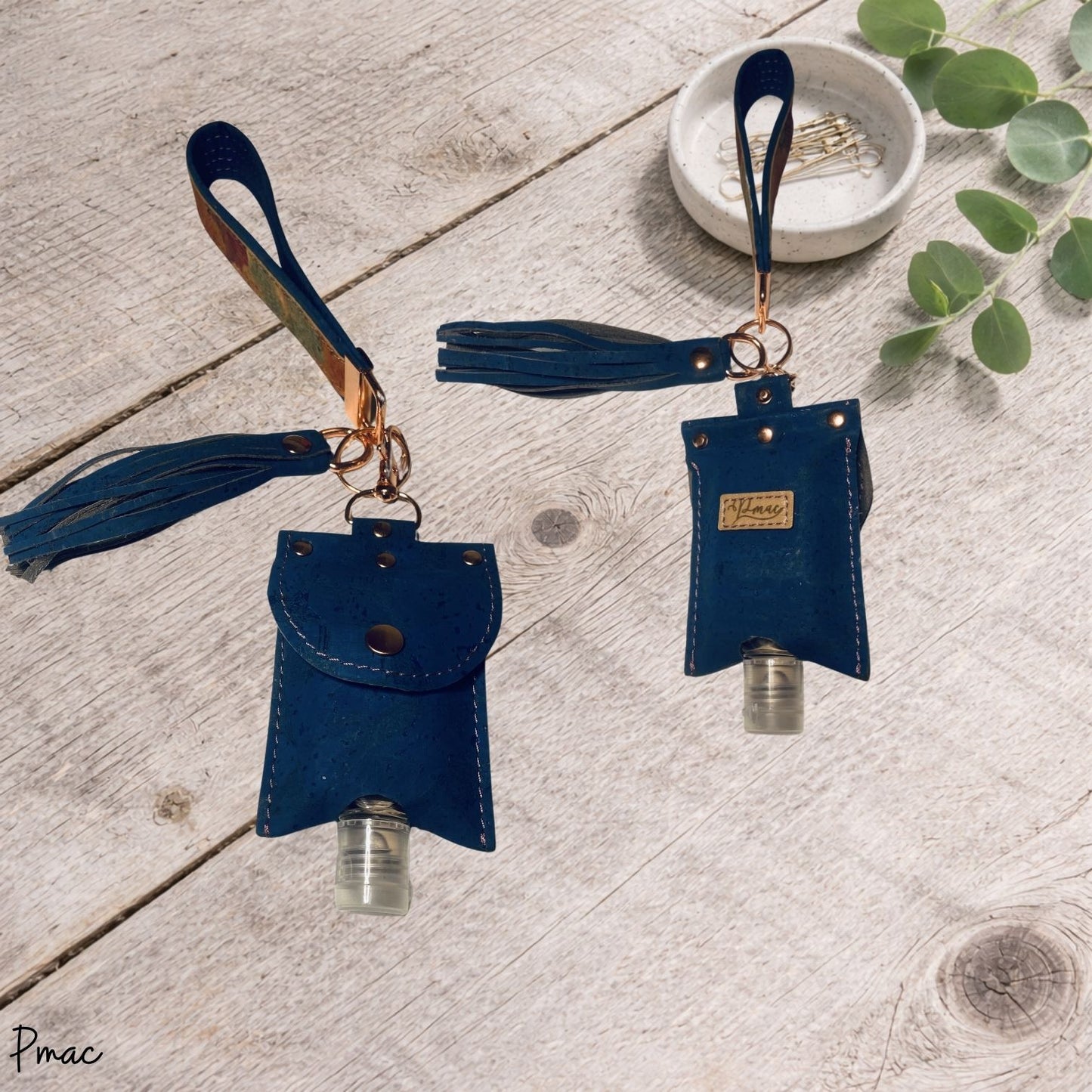 Keyfob with Sanitizer - Blue