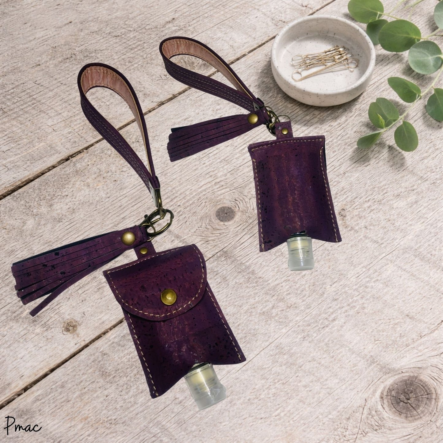 Keyfob with Sanitizer - Purple