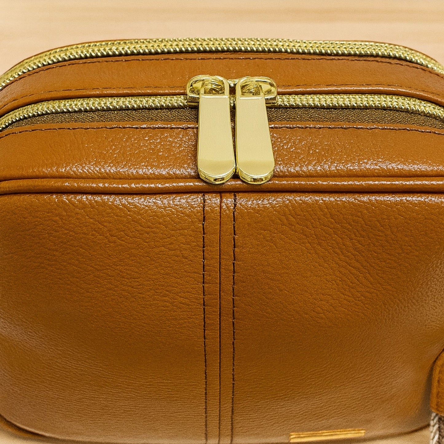 Cognac Crossbody Bag