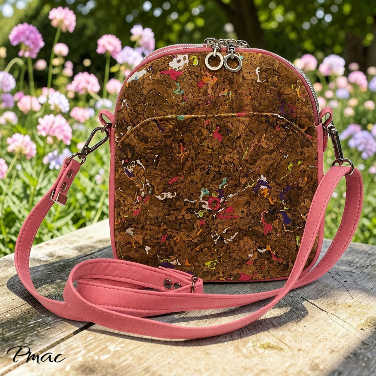 The Posy Dual Compartment Cork Crossbody