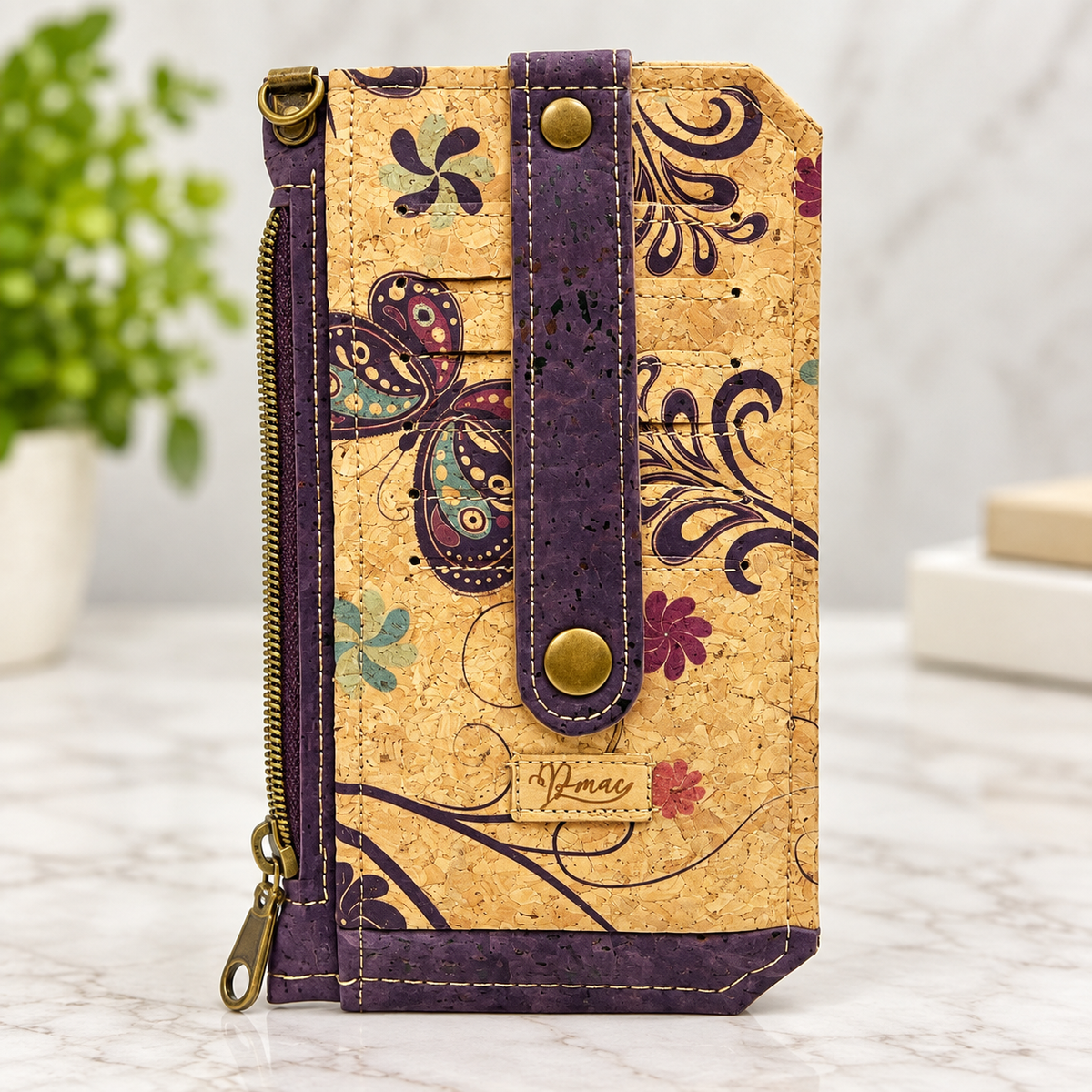 Plum Meadow Cork Wallet
