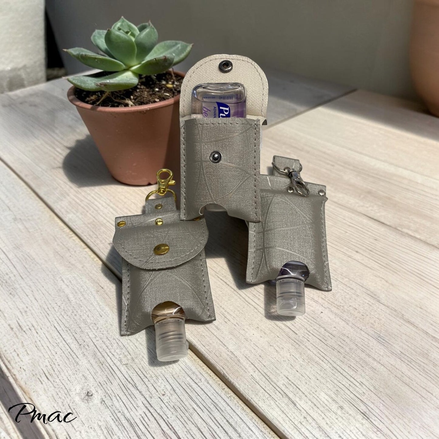 Clip-On Sanitizer Holder
