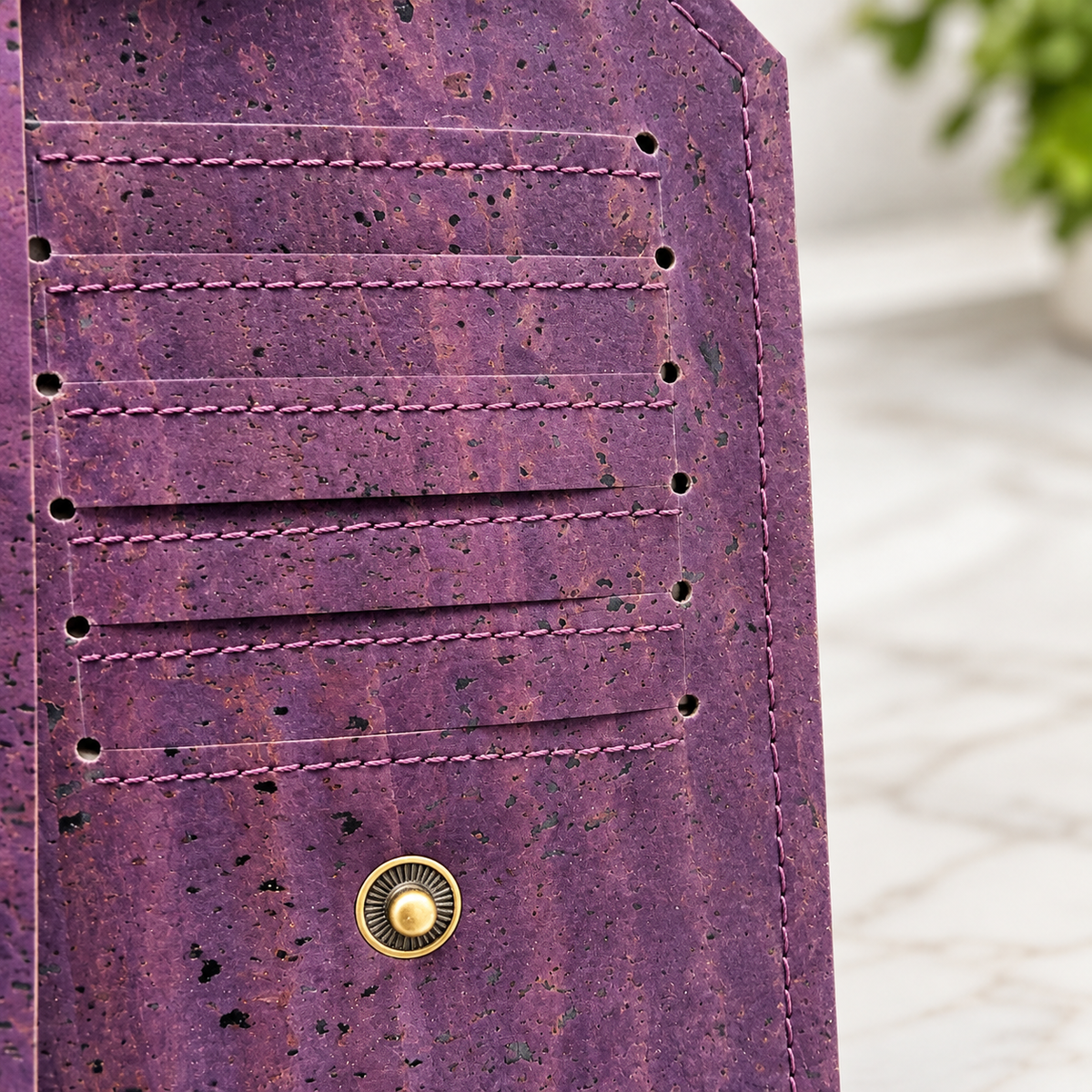 Plum Meadow Cork Wallet