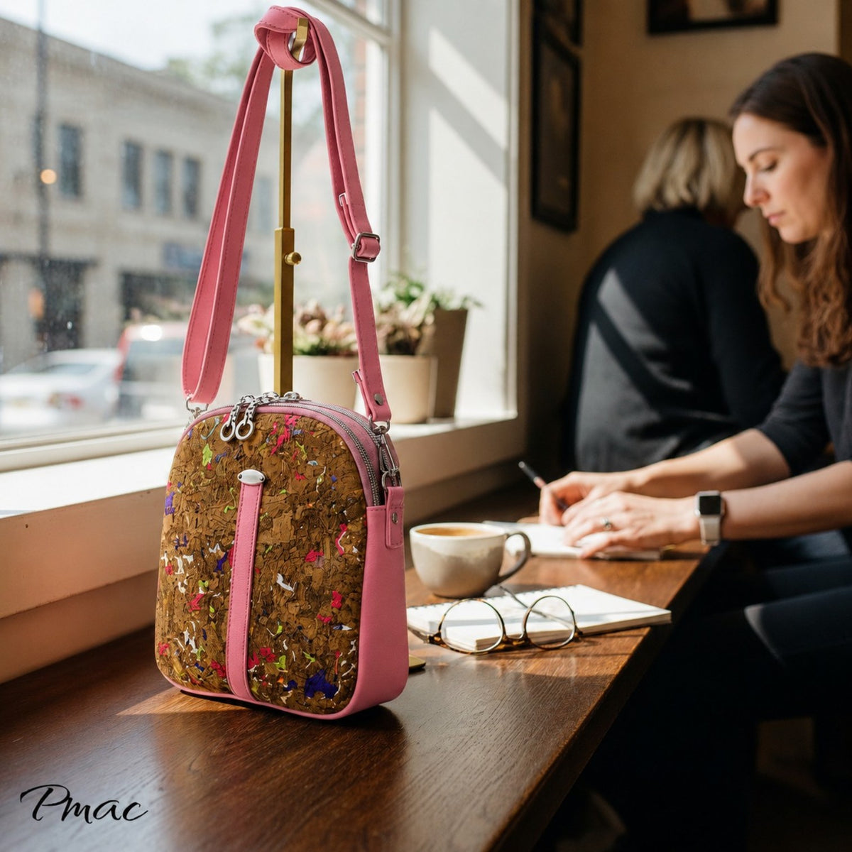 The Posy Dual Compartment Cork Crossbody