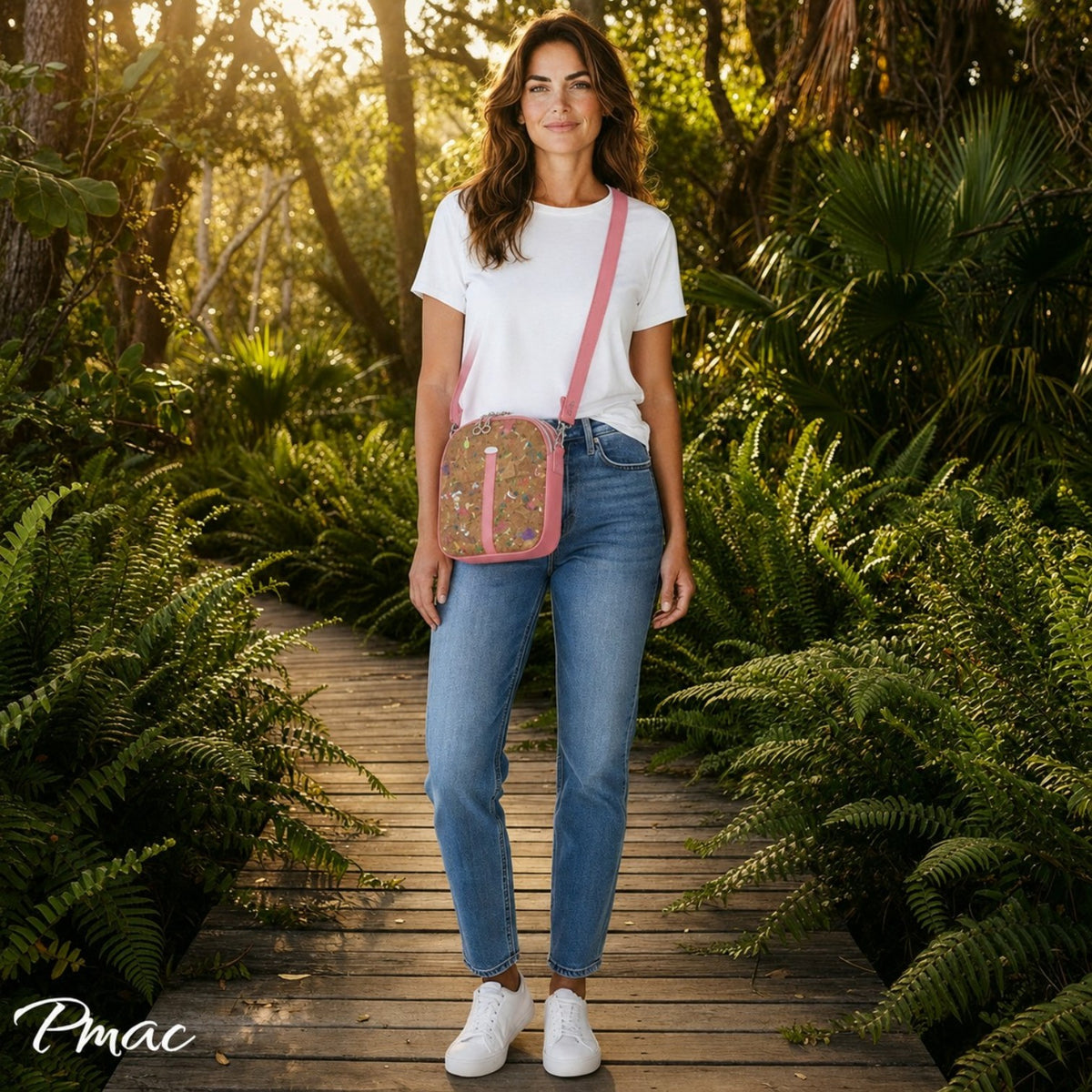 The Posy Dual Compartment Cork Crossbody