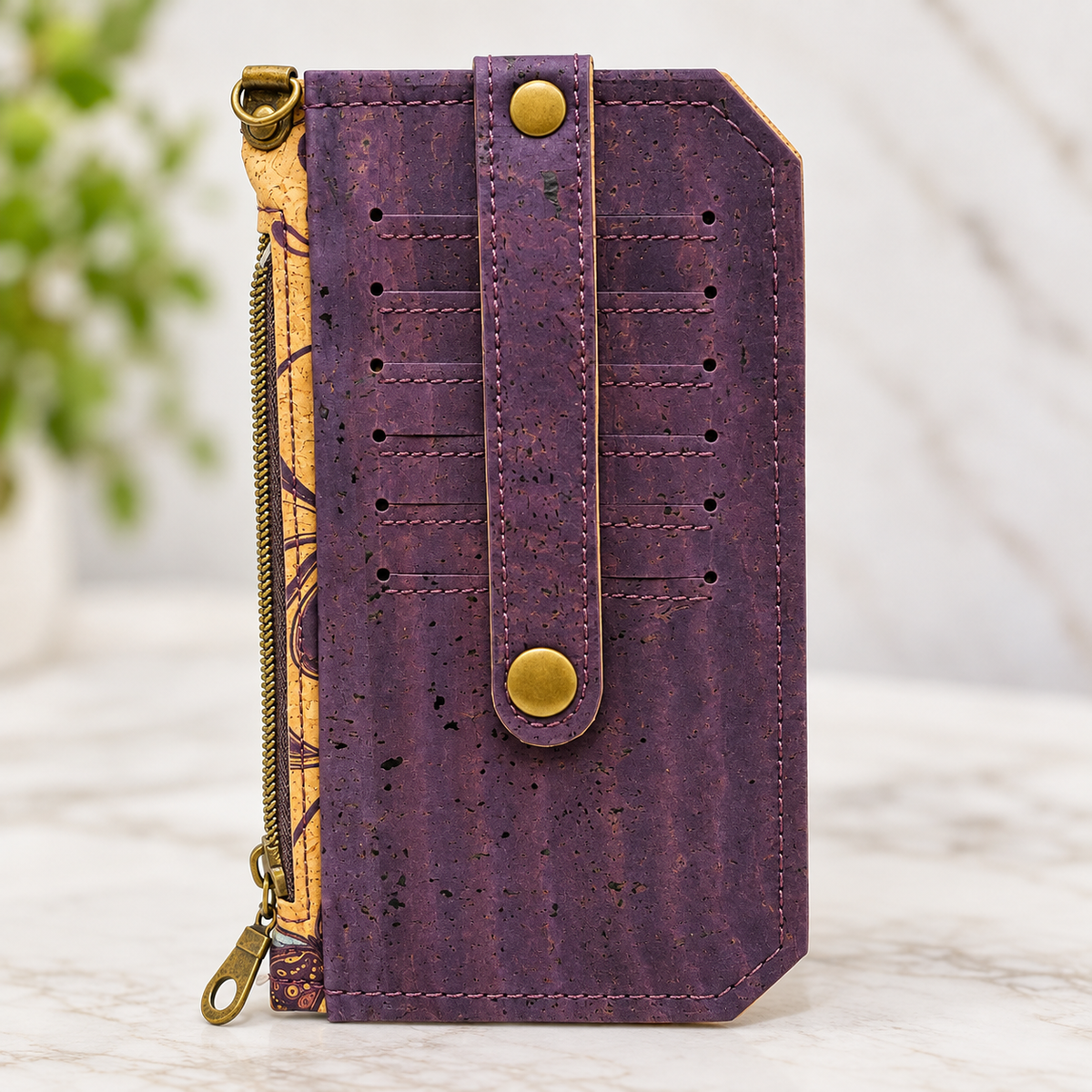 Plum Meadow Cork Wallet