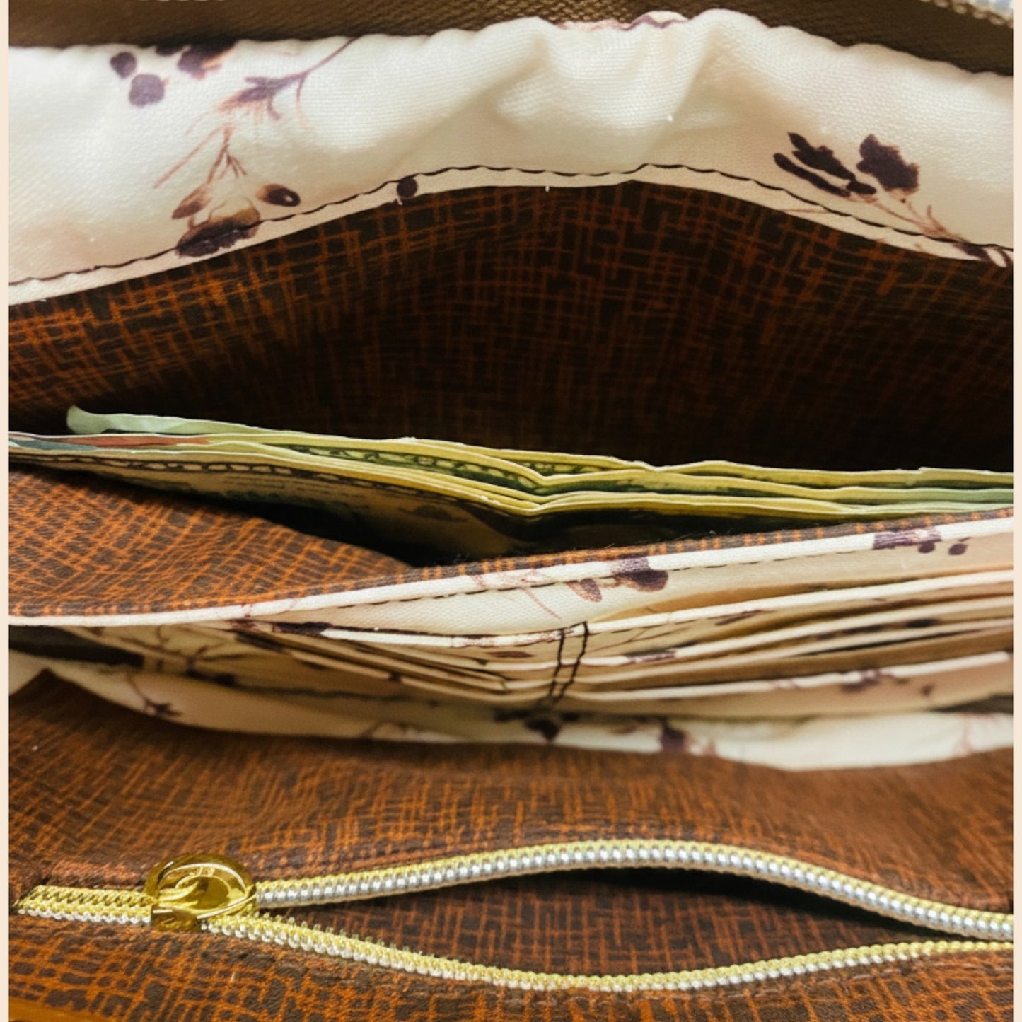 Cognac Crossbody Bag