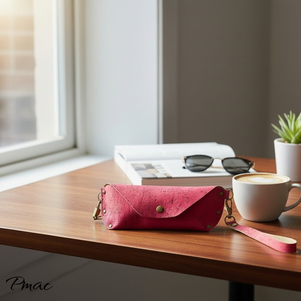 Sunglasses Case-Rose Cork