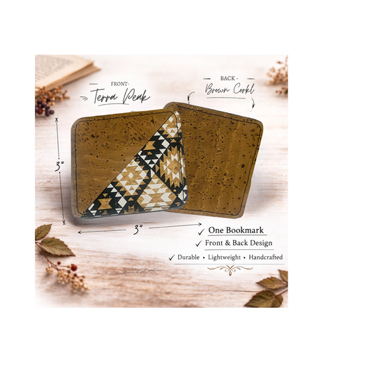 Cork Bookmark - Terra Peak